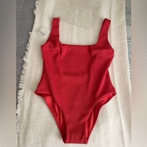 Monday Swimwear Sardinia One Piece in Sangria Large NEW WITH TAGS